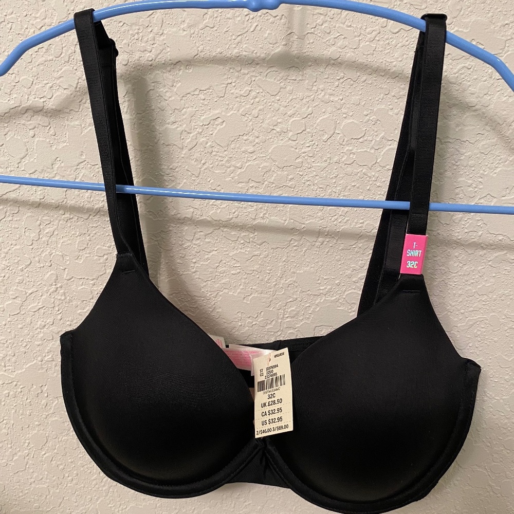 PINK WEAR EVERYWHERE T-SHIRT LIGHTLY LINED BRA 32C